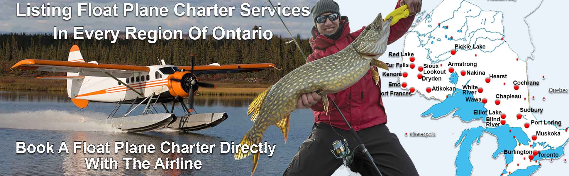 Ontario Float Plane Charter Flights
